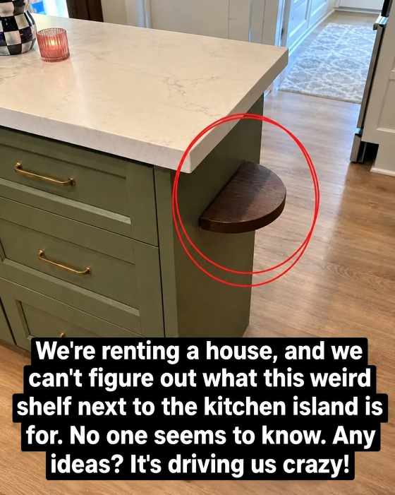 What Is That Weird Little Shelf Next to the Kitchen Island Actually For?