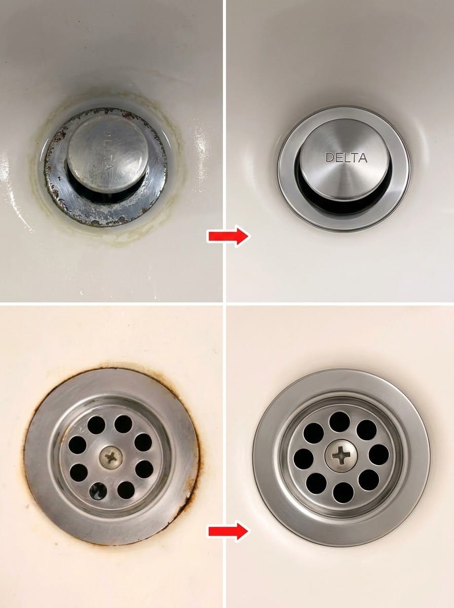 How to Remove the Dark Circle Around Faucets