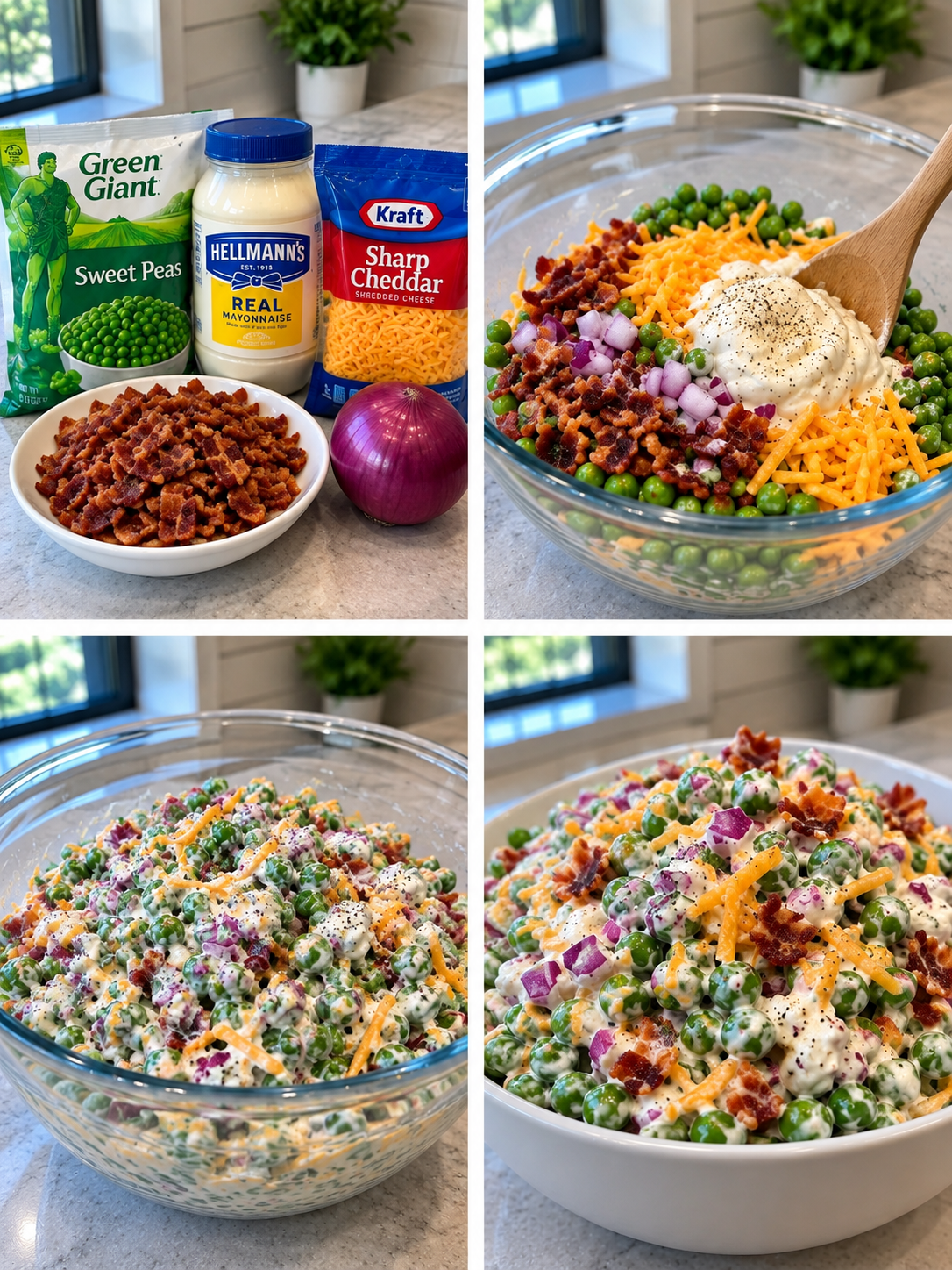 Loaded Pea Salad