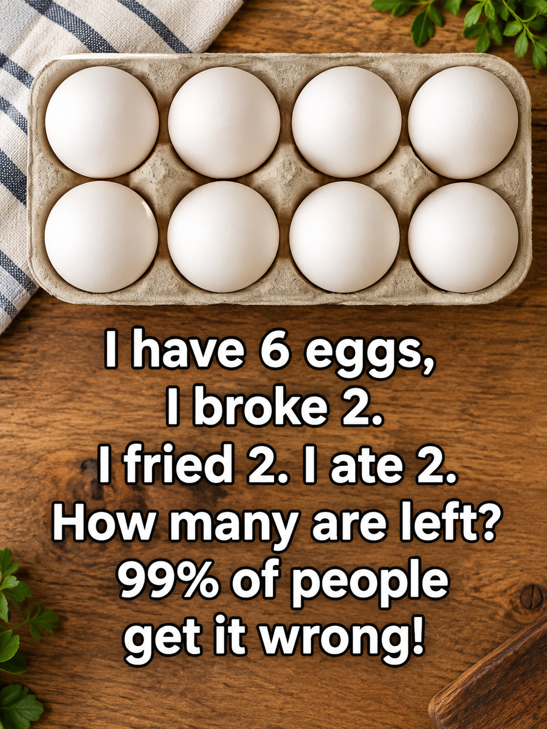 The Riddle of the 6 Eggs — Solved!