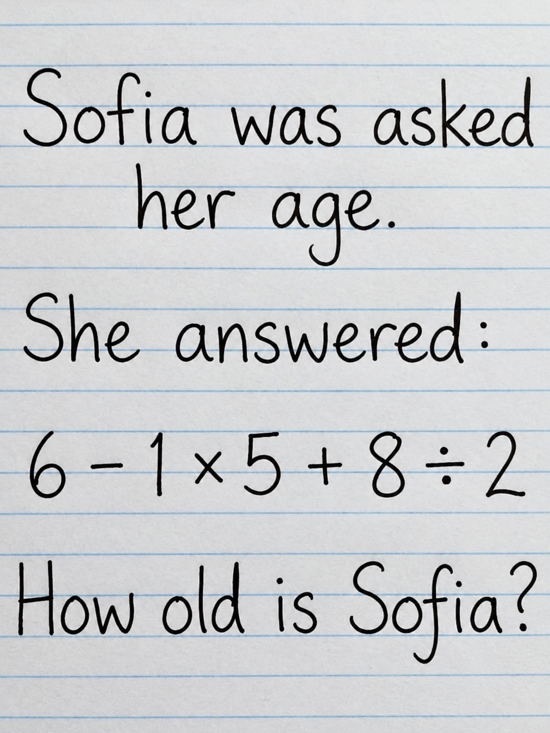 How Old Is Sofia?