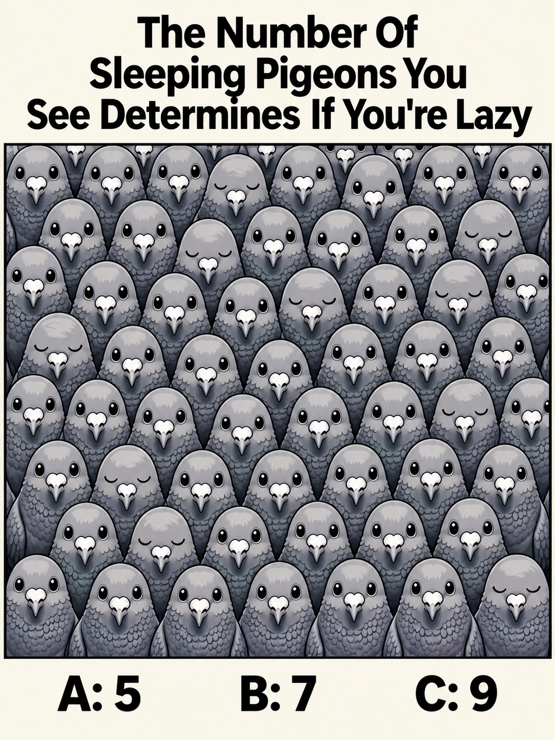 Count the Pigeons Carefully — Then Look Again and See What You Notice