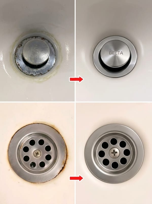 How to Remove the Dark Circle Around Faucets