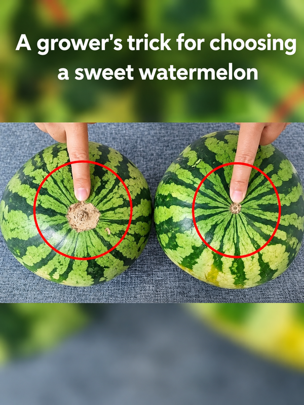 No More Bland Watermelons! Here’s a Simple Visual Guide to Finding the Sweetest Fruit at the Market