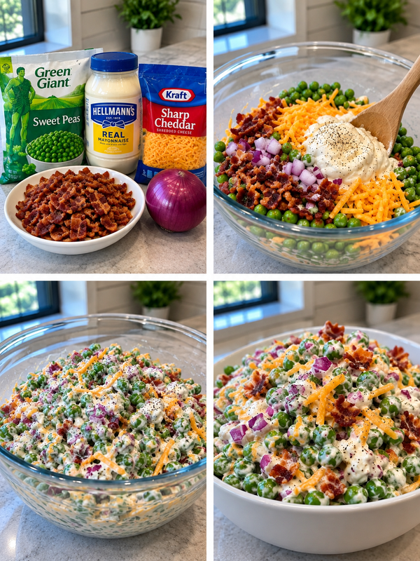 Loaded Pea Salad