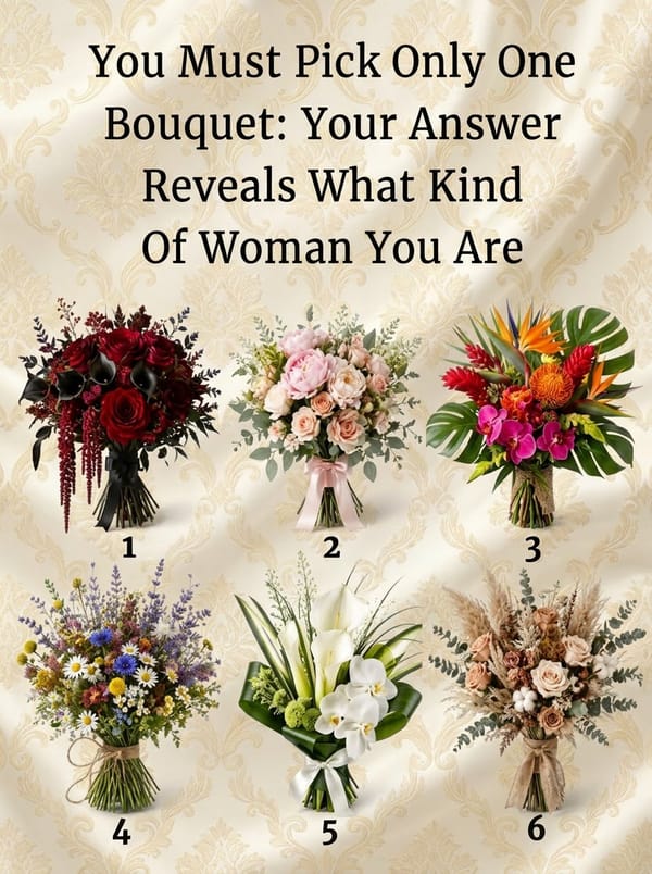 You Must Pick Only One Bouquet: Your Answer Reveals What Kind Of Woman You Are