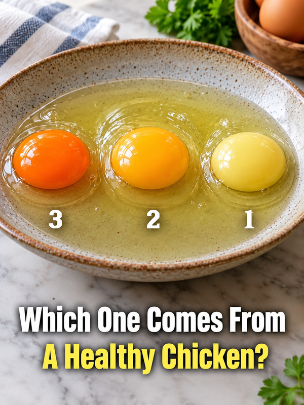 Which Egg Is From The Healthiest Chicken? Choose 1, 2, Or 3 Before Seeing The Answer!