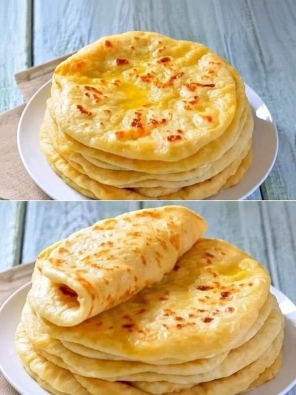 Soft Homemade Yogurt Flatbread