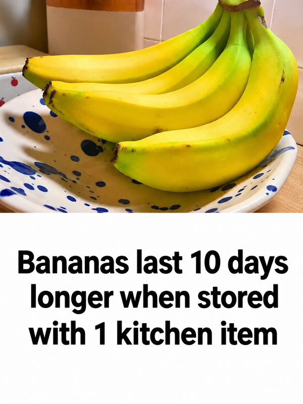 Bananas Last 10 Days Longer When Stored with One Kitchen Item Instead of in a Fruit Bowl