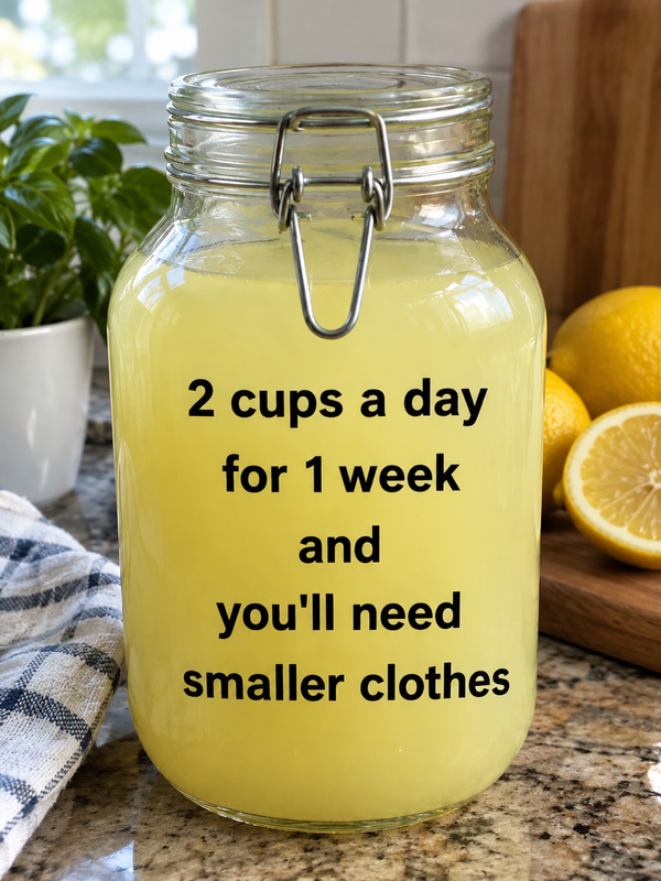 Natural Lemon, Ginger &amp; Apple Cider Vinegar Drink<