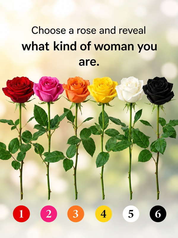 Choose a Rose and Discover What Kind of Woman You Are