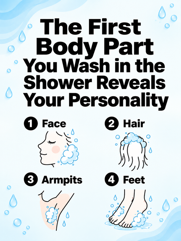 The Body Part You Wash First While Bathing Reveals Your Personality